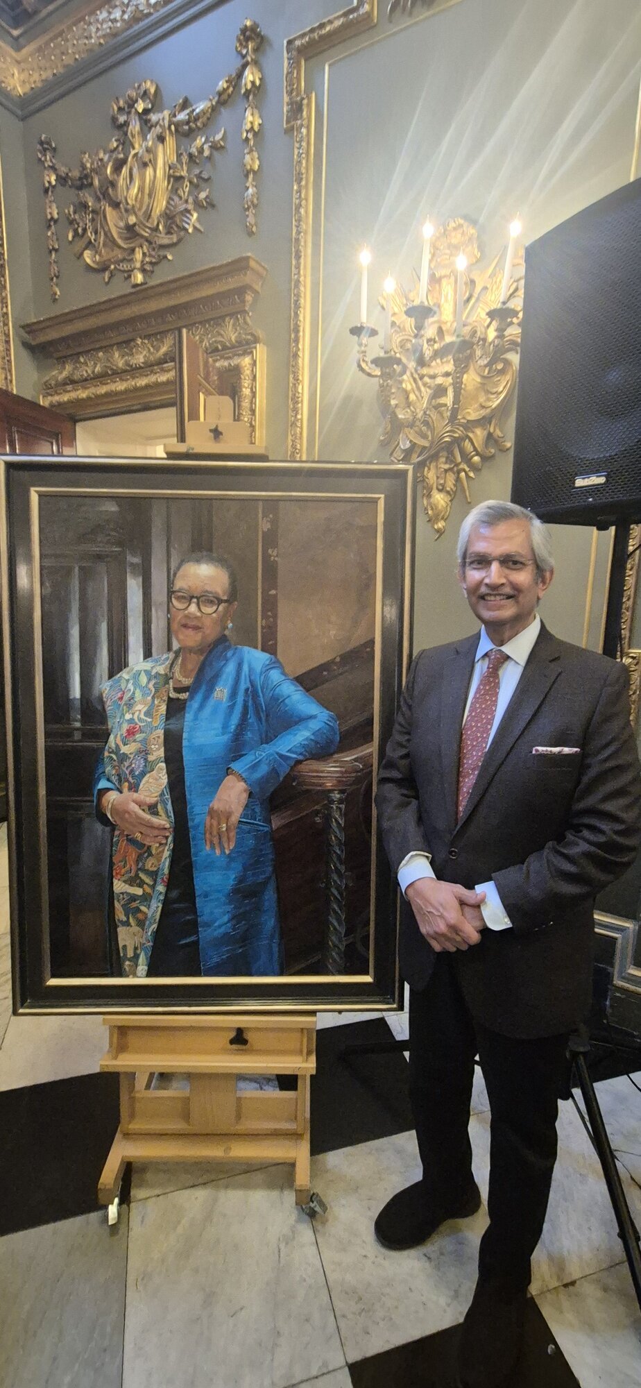 With Secretary General's portrait to be placed in the Marlborough House