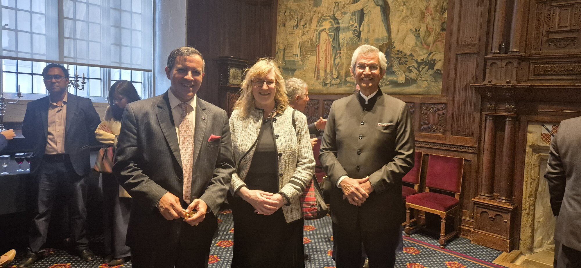 With Luis and Deborah at Westminster Abbey