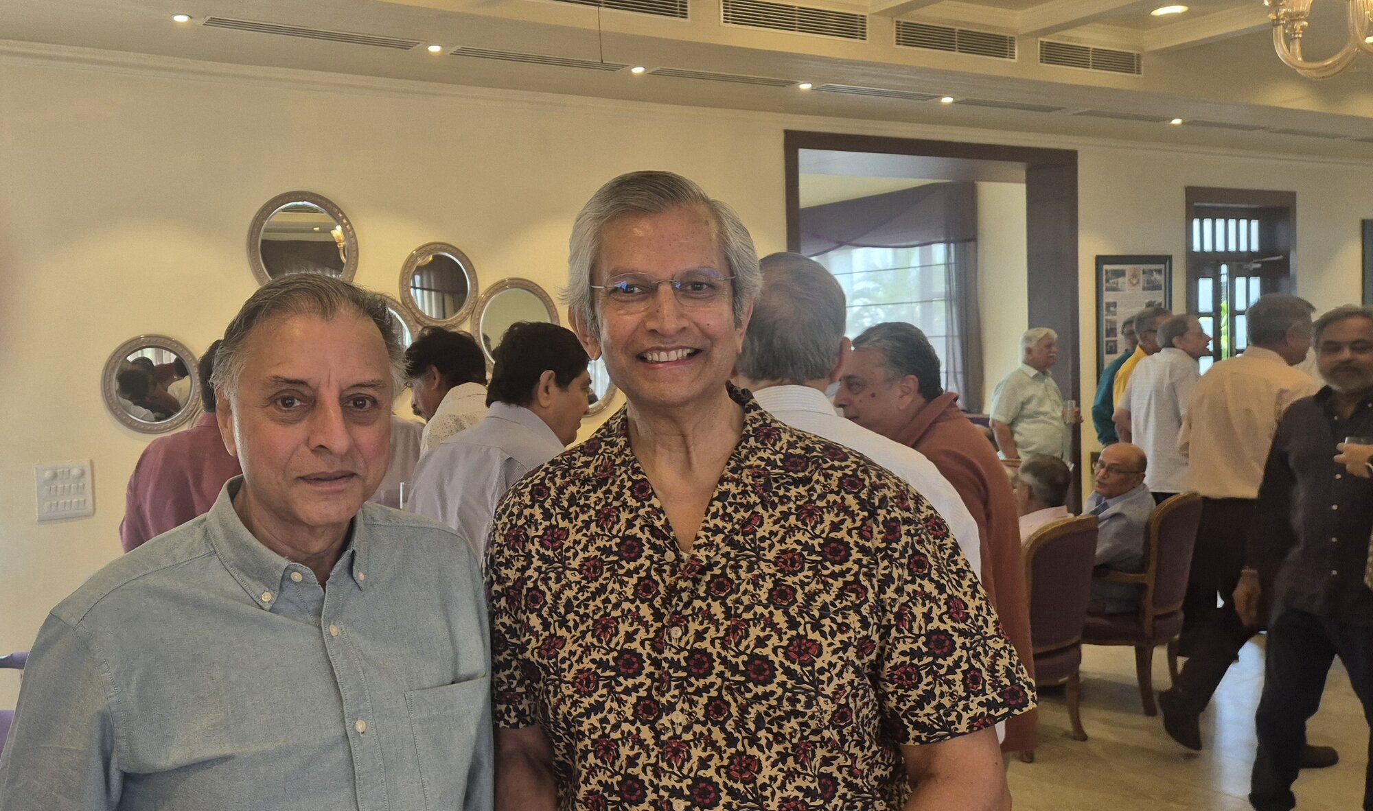 With Late Alexis Gilani my Gymnastics captain at St. Stephen's College