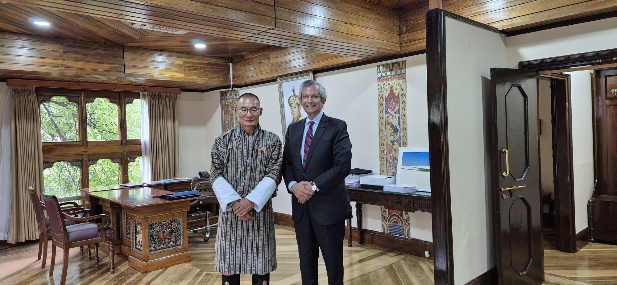 With Hon Thsering Tobgay, PM of Bhutan