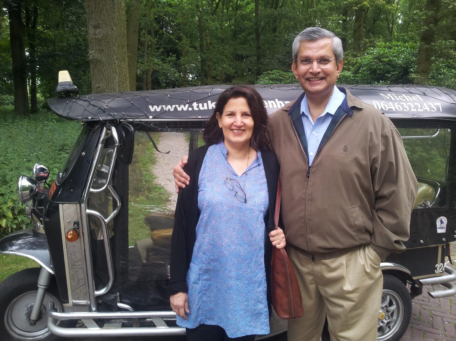 With Mrs. Supreeti Trivedi in The Hague, The Netherlands