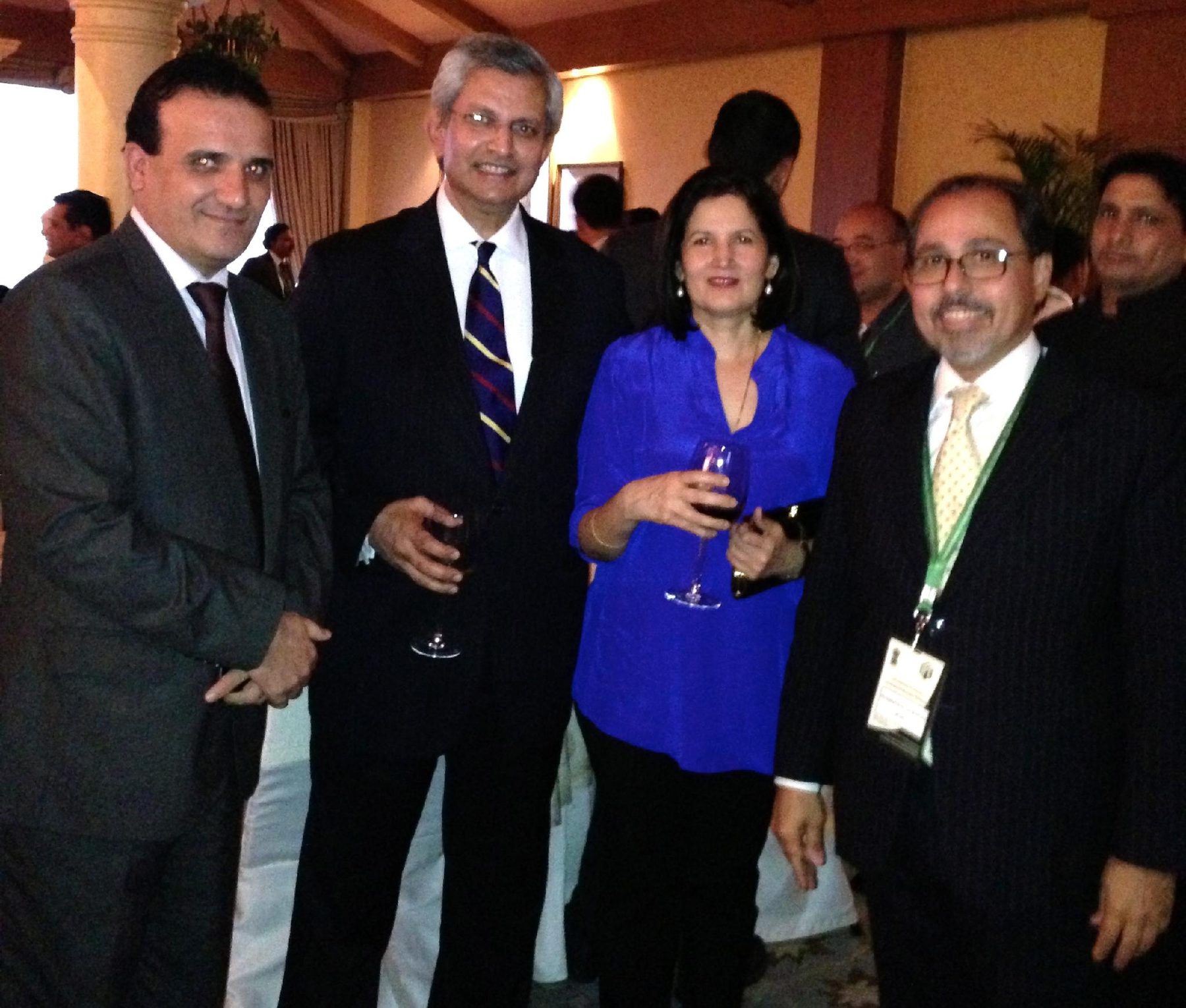 Prof. Prajapati Trivedi with his wife, Mrs. Supreeti Trivedi