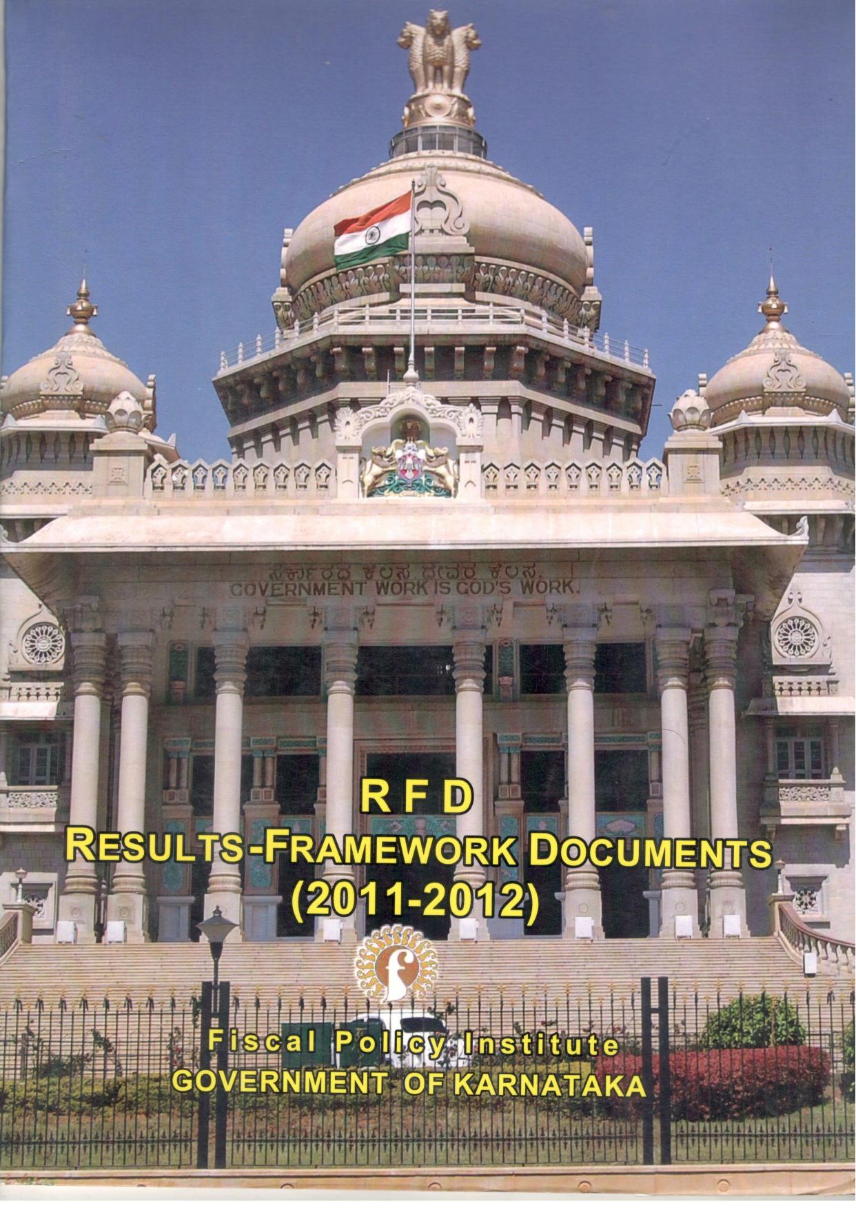 Cover page: Performance Agreement — Department of Infrastructure Development, Karnataka